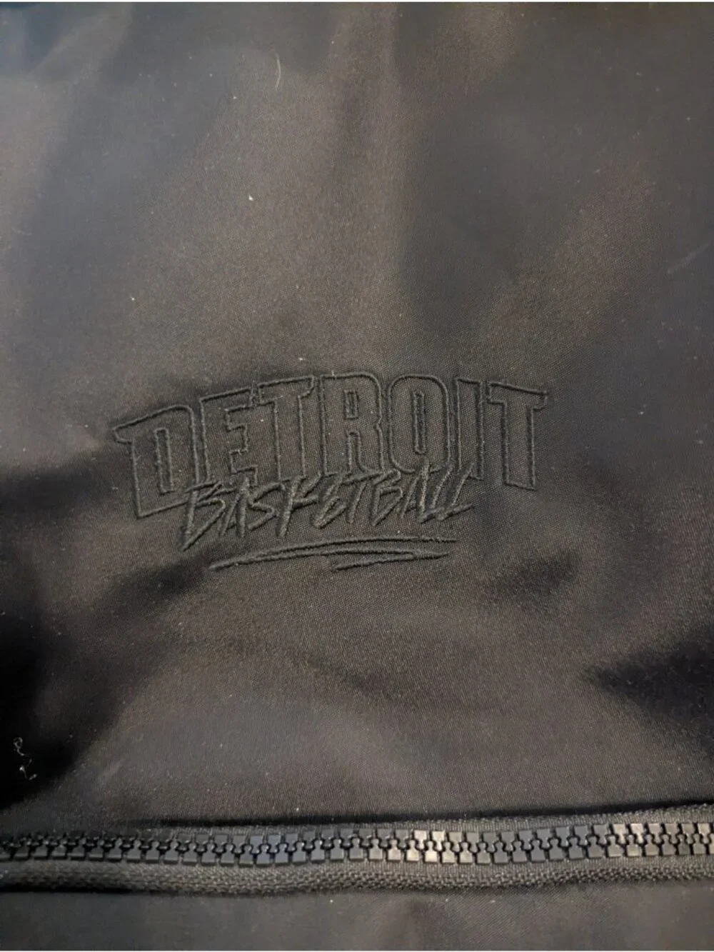 Lululemon Detroit Pistons Basketball Black Backpack Embroidered Nba